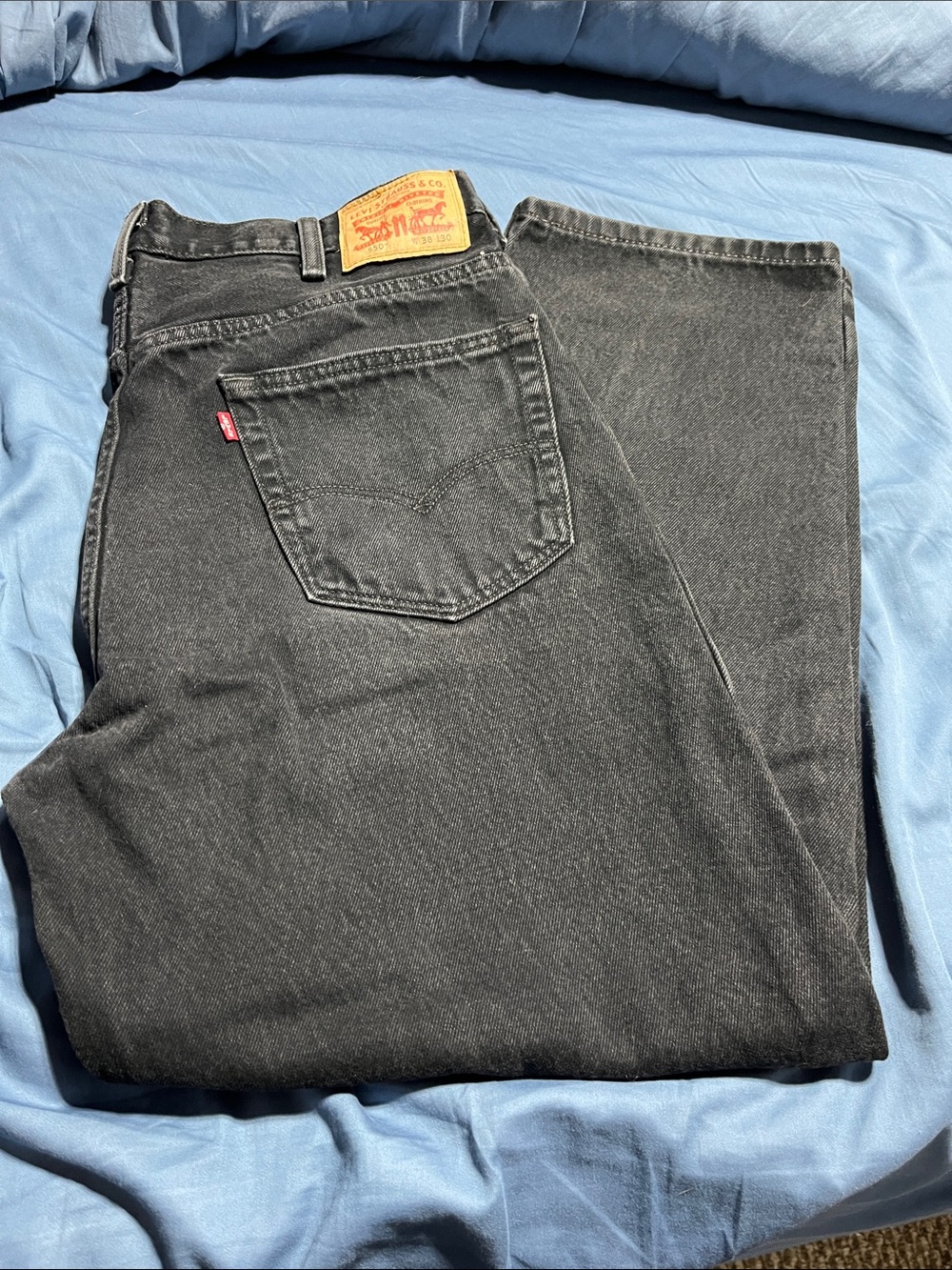 Levi's Men’s Black Straight Jeans
